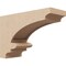 Ekena Millwork 5"W x 15"D x 10"H Classic Diane Rough Cedar Woodgrain TimberThane Corbel, Primed Tan CORUR05X15X10DIARCPR - alternate 1